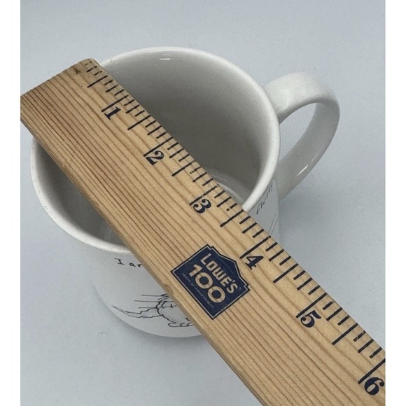 Sandra Boynton Cat Mug "I Am Not Plump I'm Fluffy" Recycled Paper Products Japan - Picture 9 of 10